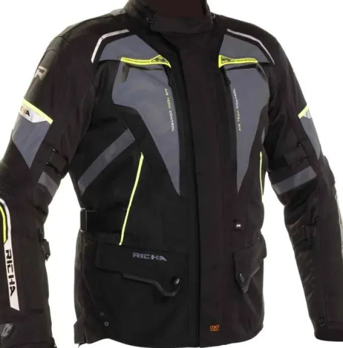 Richa INFINITY 2 FLARE JACKET Grey/fluoyellow Online