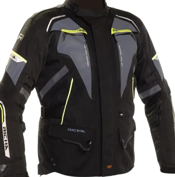 Richa INFINITY 2 FLARE JACKET Grey/fluoyellow Online