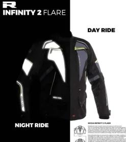 Richa INFINITY 2 FLARE JACKET Grey/fluoyellow Online
