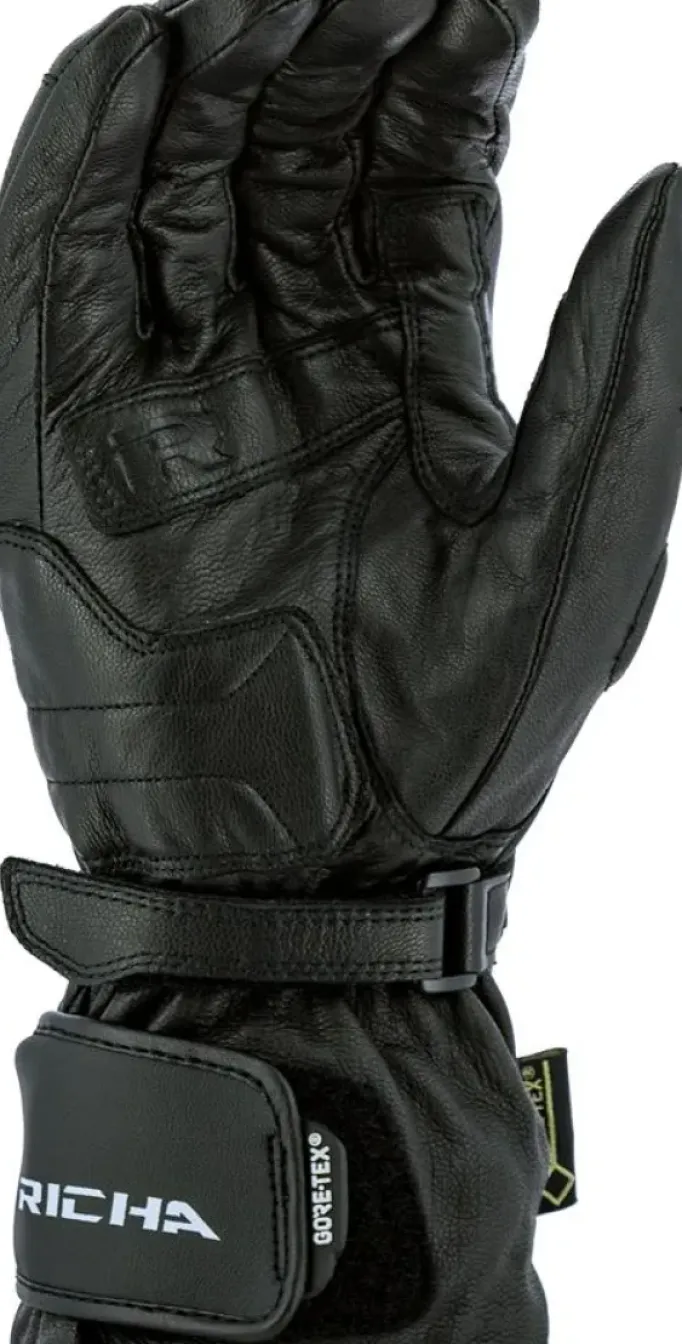 Richa STREET TOURING GORE-TEX GLOVES Black Flash Sale