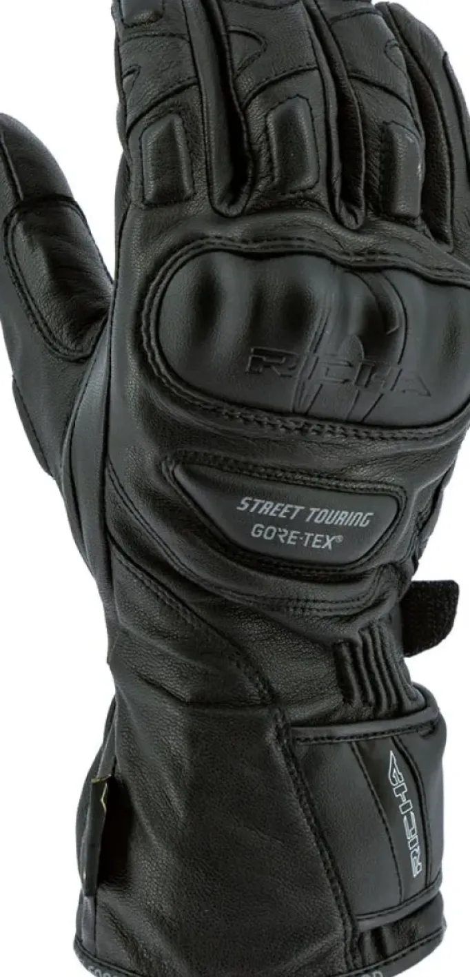 Richa STREET TOURING GORE-TEX GLOVES Black Flash Sale