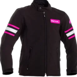 Richa TOULON 2 SOFTSHELL JUNIOR JACKET Black Hot