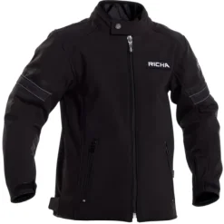 Richa TOULON 2 SOFTSHELL JUNIOR JACKET Black Hot