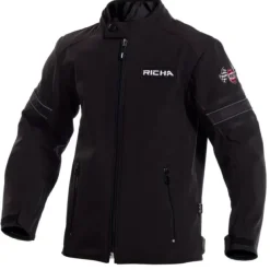 Richa TOULON 2 SOFTSHELL JUNIOR JACKET Black Hot